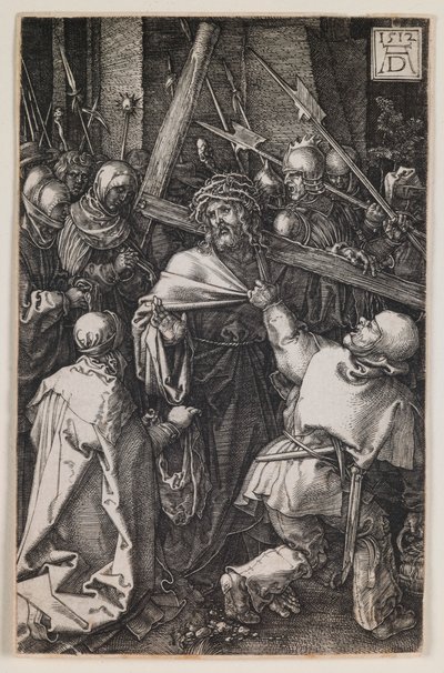 Rolamento da Cruz, da série "A Paixão Gravada". de Albrecht Dürer
