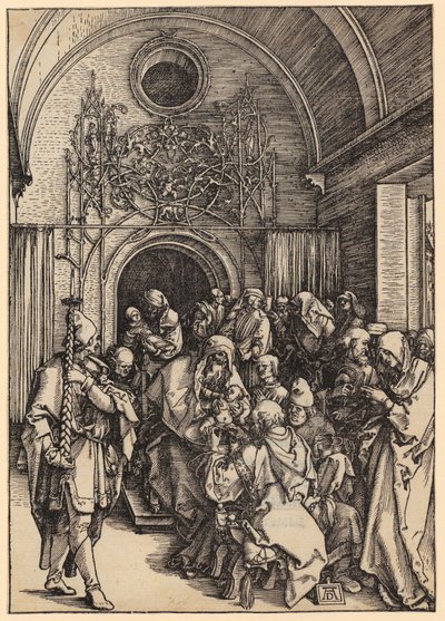 A Circuncisão de Cristo, folha 11 da série «A Vida de Maria» de Albrecht Dürer