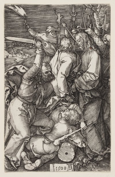 Traição de Cristo, de A Paixão Gravada de Albrecht Dürer