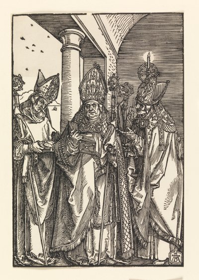 Bispos Nicholas, Ulric, Erasmus de Albrecht Dürer