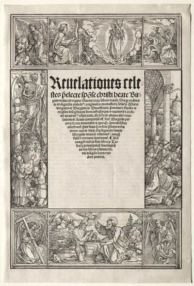 Fronteira - com o Batismo de Cristo de Albrecht Dürer