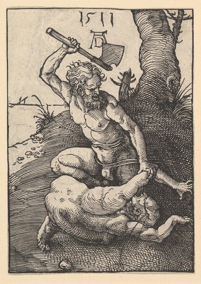 Caim Matando Abel, 1511. de Albrecht Dürer