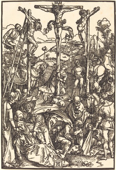Calvário com as três cruzes de Albrecht Dürer