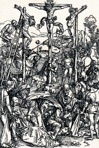 Calvário com as Três Cruzes, 1504 1906 de Albrecht Dürer