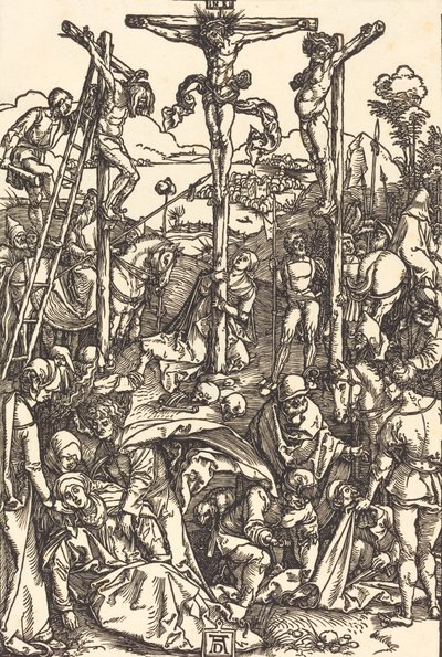 Calvário com as Três Cruzes, c. 15041505. de Albrecht Dürer