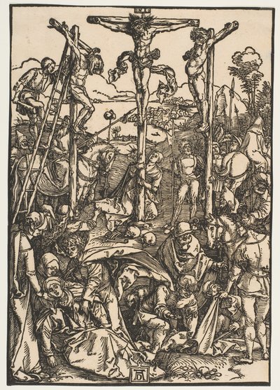 Calvário com as Três Cruzes, ca. 1503 de Albrecht Dürer