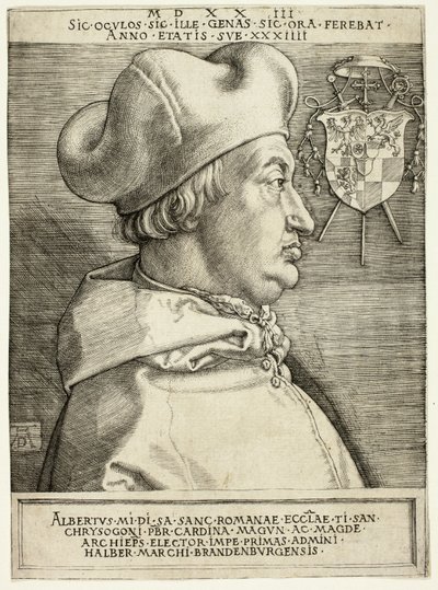 Cardeal Albrecht de Brandemburgo (O Grande Cardeal) de Albrecht Dürer