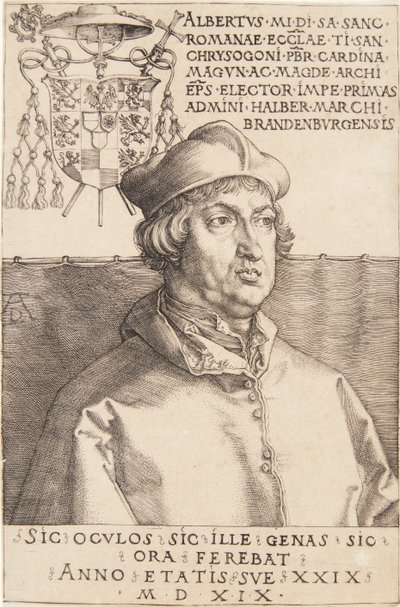 Cardeal Albrecht de Brandemburgo; ou O Pequeno Cardeal de Albrecht Dürer