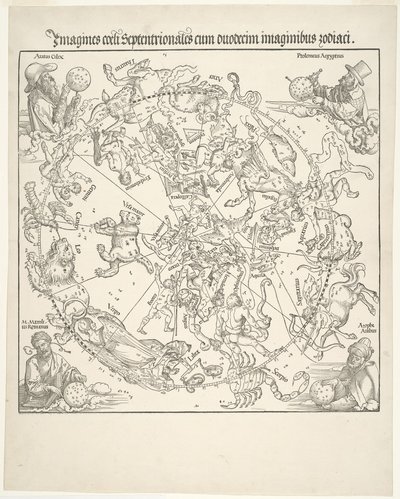 Mapa Celestial do Céu do Norte de Albrecht Dürer