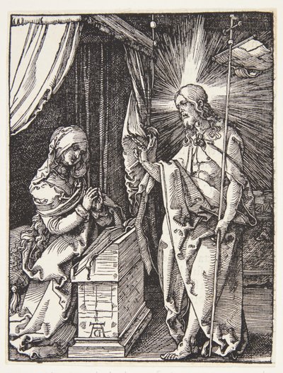 Cristo aparecendo para sua mãe de Albrecht Dürer