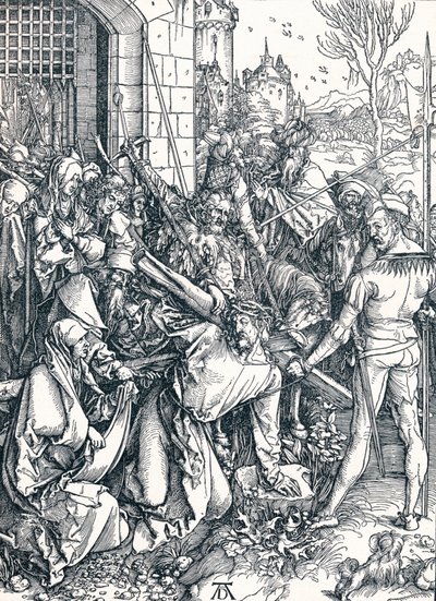 Cristo carregando a cruz, 1498 1906. de Albrecht Dürer