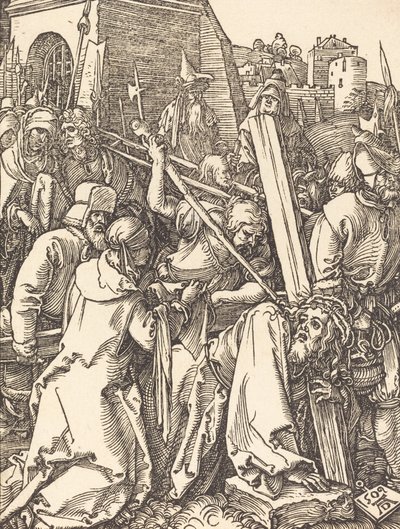 Cristo carregando a cruz, 1509. de Albrecht Dürer