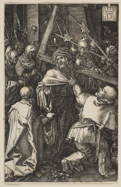 Cristo levando a cruz, de «A Paixão» de Albrecht Dürer
