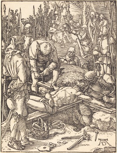 Cristo pregado na cruz de Albrecht Dürer