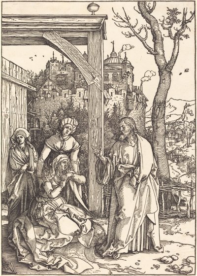 Cristo se despedindo de sua mãe de Albrecht Dürer