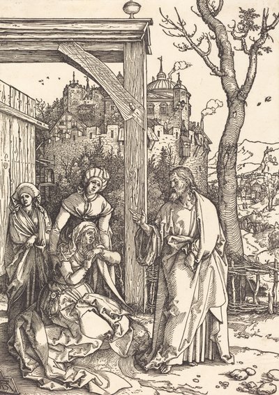 Cristo se despedindo de sua mãe, c. 15041505. de Albrecht Dürer