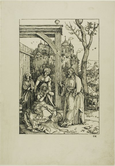 Cristo se despedindo de sua mãe, de A Vida da Virgem de Albrecht Dürer