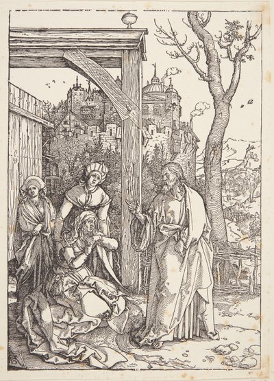 Cristo se despedindo de sua mãe de Albrecht Dürer