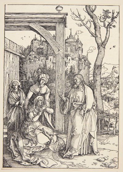 Cristo se despedindo de sua mãe de Albrecht Dürer