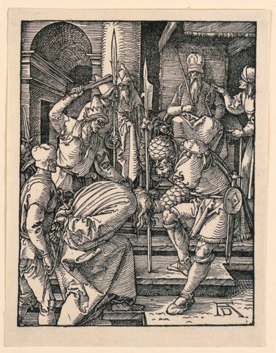 Cristo diante de Anás, da série A Pequena Paixão de Albrecht Dürer