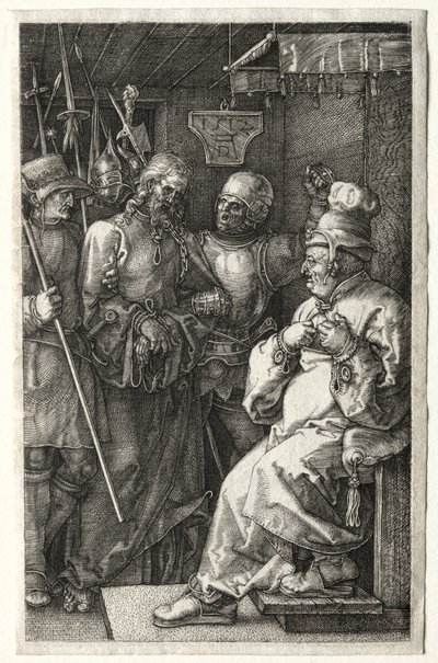 Cristo diante de Caifás de Albrecht Dürer
