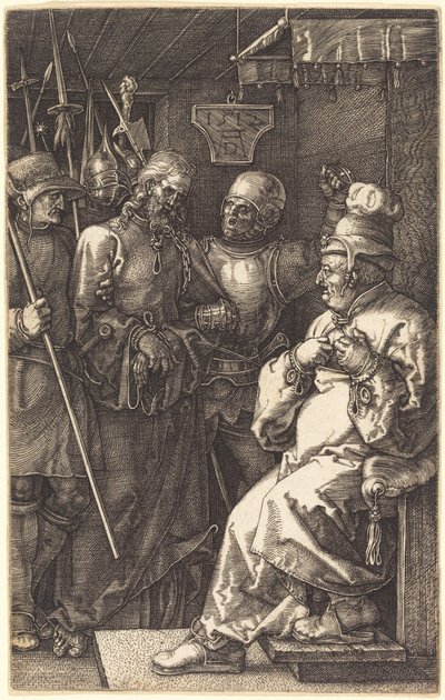 Cristo perante Caifás de Albrecht Dürer