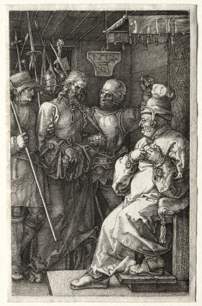 Cristo antes de Caifás, 1512. de Albrecht Dürer