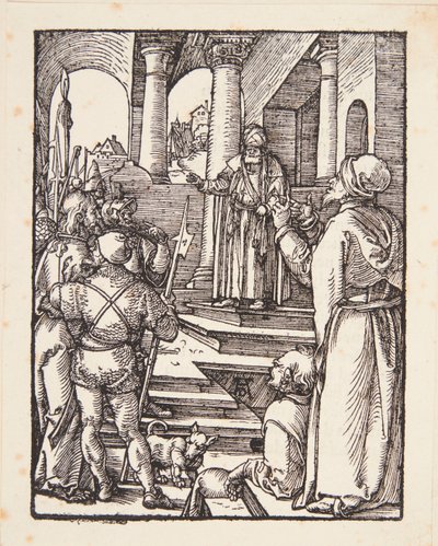 Cristo perante Pilatos de Albrecht Dürer