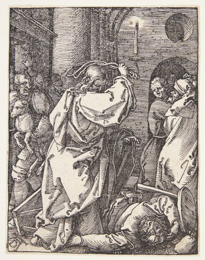 Cristo expulsando os agiotas do templo de Albrecht Dürer