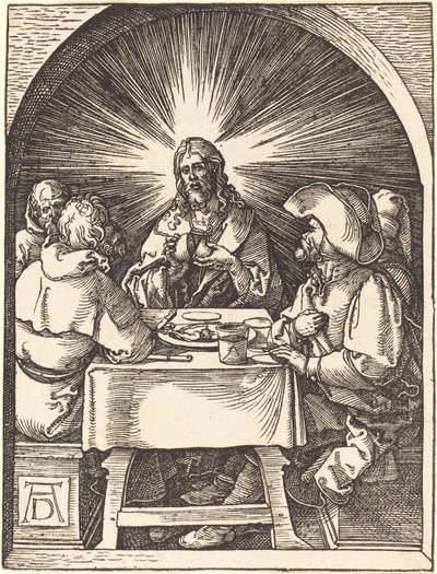 Cristo em Emaús de Albrecht Dürer