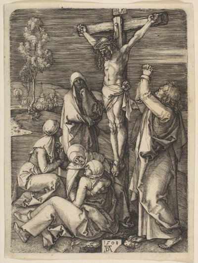 Cristo na cruz de Albrecht Dürer