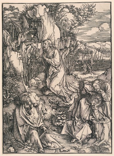 Cristo no Monte das Oliveiras (Agonia no Jardim), da Grande Paixão de Albrecht Dürer