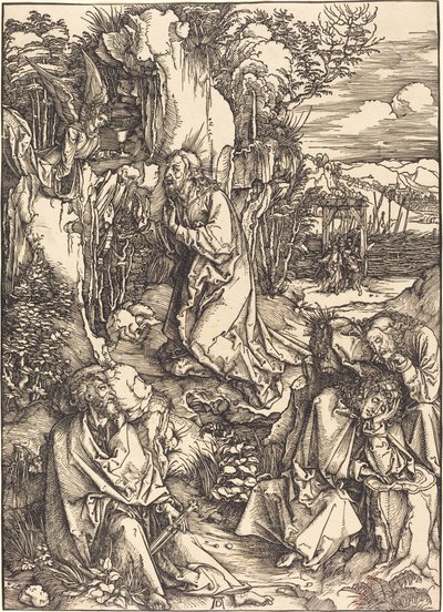 Cristo no Monte das Oliveiras de Albrecht Dürer