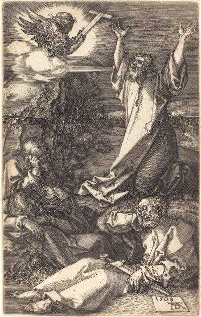 Cristo no Monte das Oliveiras de Albrecht Dürer