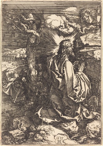Cristo no Monte das Oliveiras de Albrecht Dürer