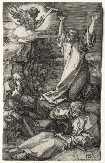 Cristo no Monte das Oliveiras de Albrecht Dürer
