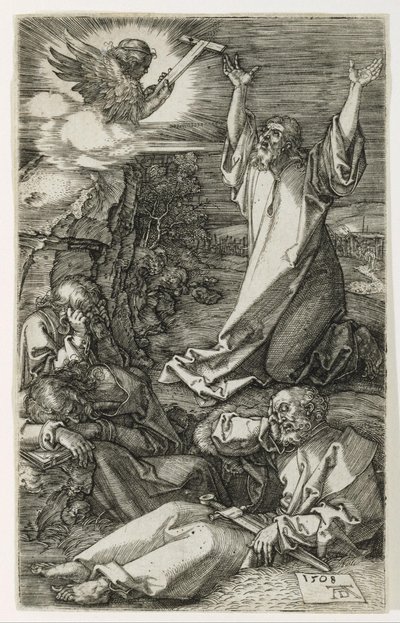 Cristo no Monte das Oliveiras de Albrecht Dürer