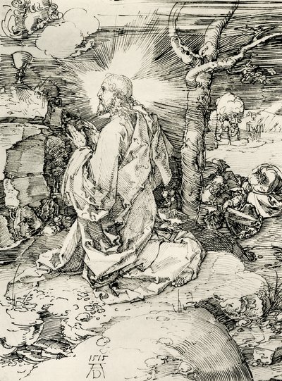Cristo no Monte das Oliveiras de Albrecht Dürer