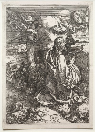 Cristo no Monte das Oliveiras, 1515. de Albrecht Dürer