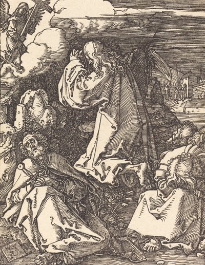 Cristo no Monte das Oliveiras, provavelmente c. 15091510. de Albrecht Dürer