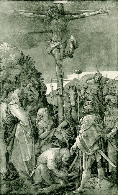Cristo na cruz de Albrecht Dürer