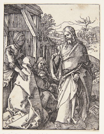 Cristo despedindo-se de sua mãe de Albrecht Dürer