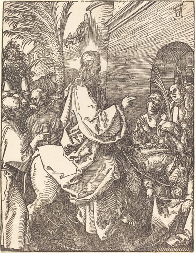 A entrada de Cristo em Jerusalém de Albrecht Dürer