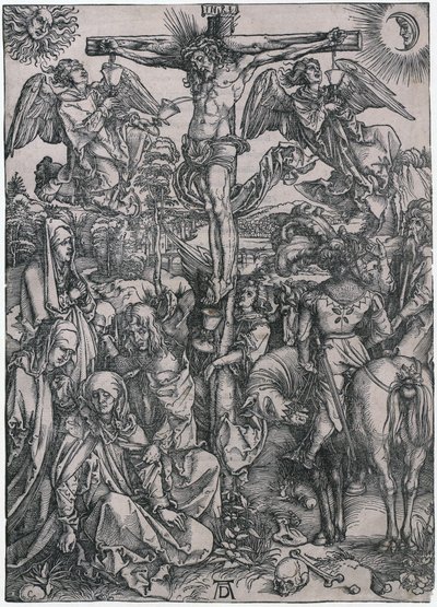 Cristo na Cruz, folha 8 da série «A Grande Paixão» de Albrecht Dürer