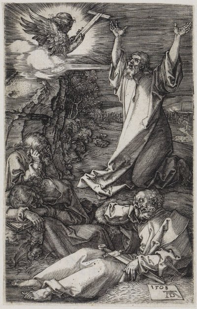 Cristo no Monte das Oliveiras de Albrecht Dürer
