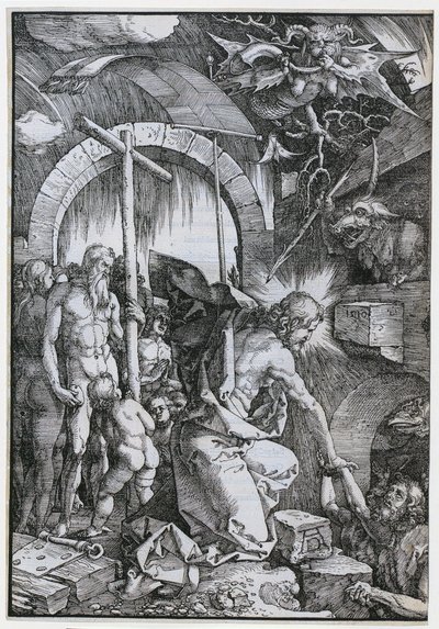 Cristo no limbo, folha 11 da série «A Grande Paixão» de Albrecht Dürer
