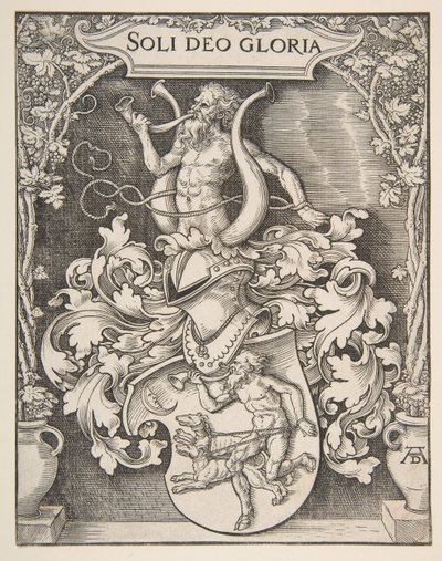 Brasão de Johann Tscherte.n.d. de Albrecht Dürer