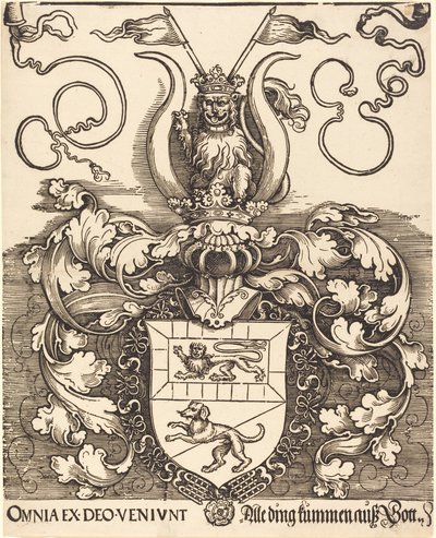 Brasão de armas de Lorenz Staiber de Albrecht Dürer