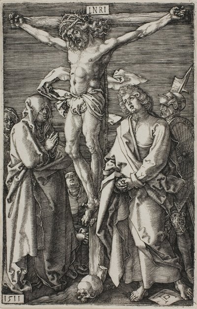 Crucificação, de A Paixão Gravada de Albrecht Dürer