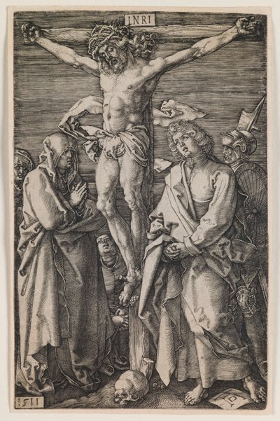 Crucificação, da série "A Paixão Gravada". de Albrecht Dürer